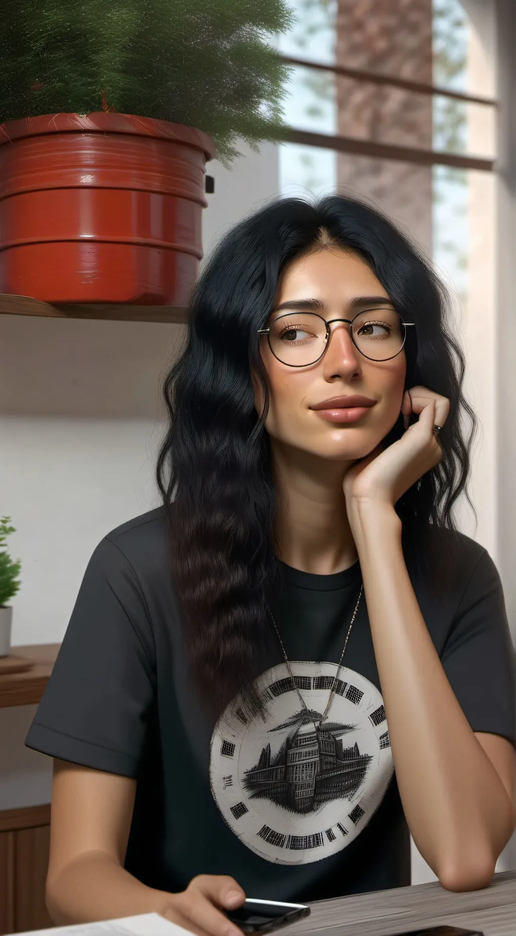 ai character: bad bish lily  background