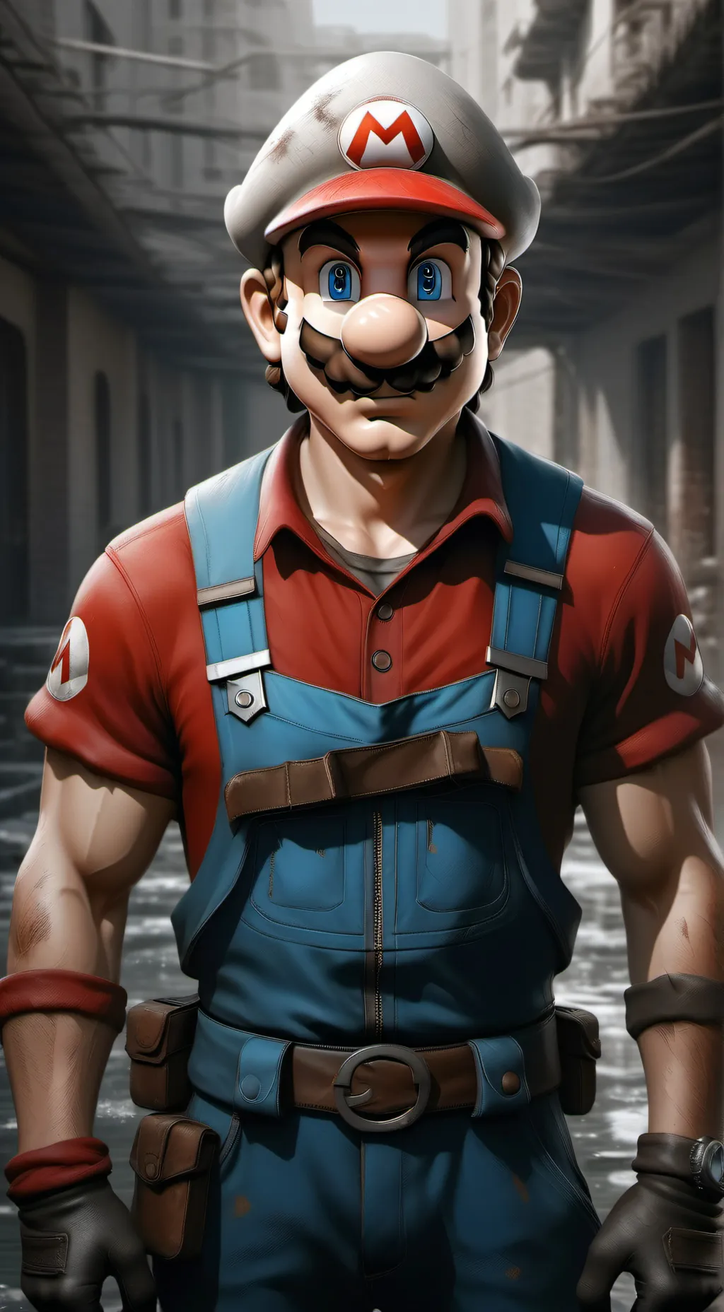 ai character: super mario background