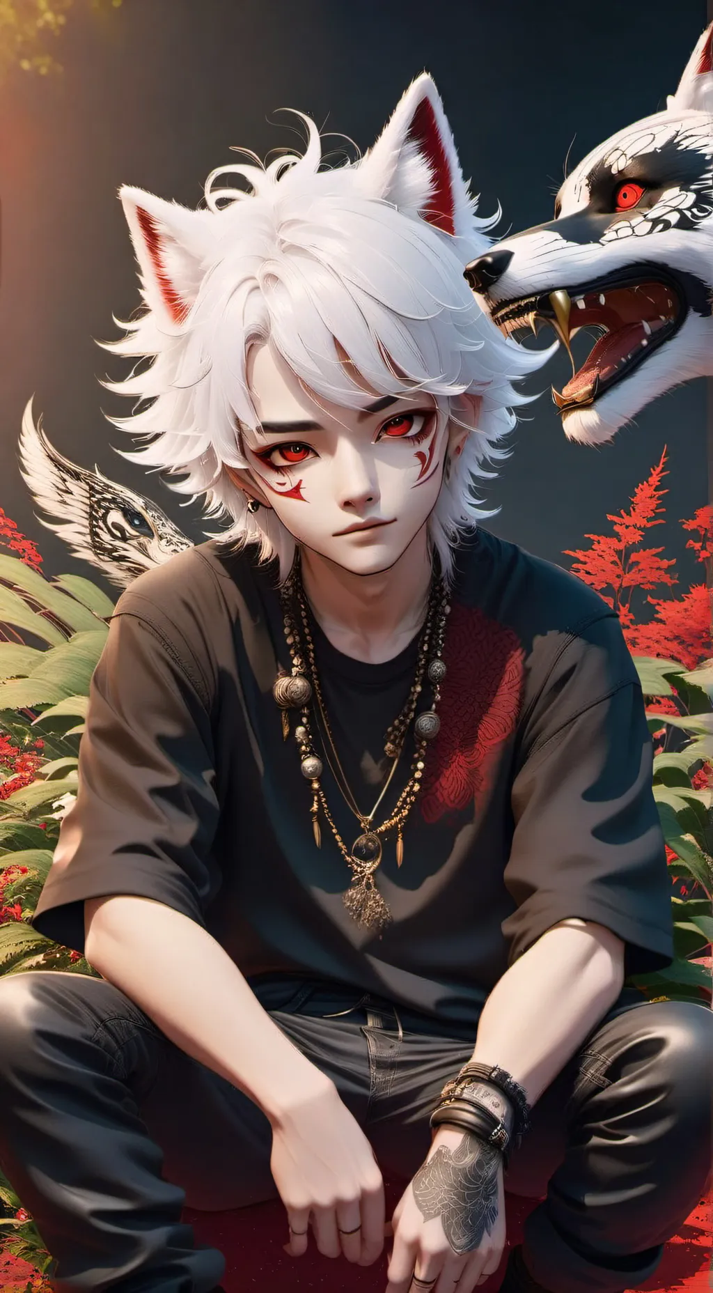 ai character: Ryu Oberon  background