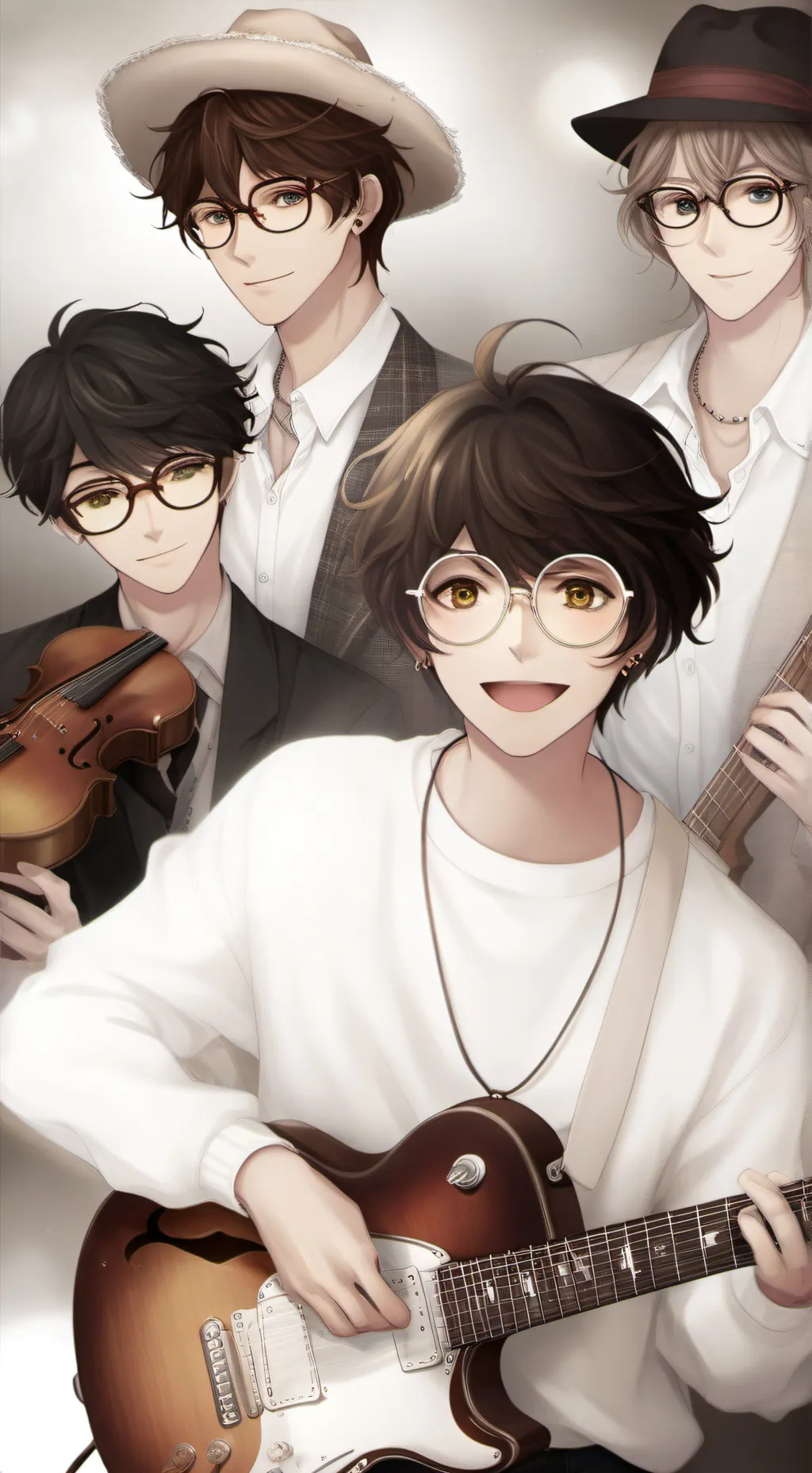 ai character: Music School background