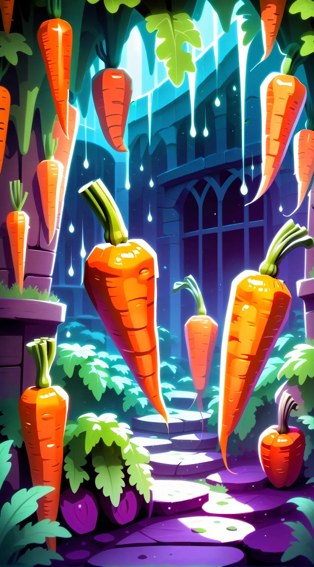 ai character: Grow A Garden background