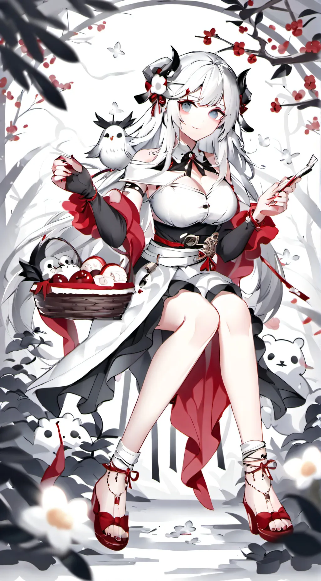 ai character: emi😍 background