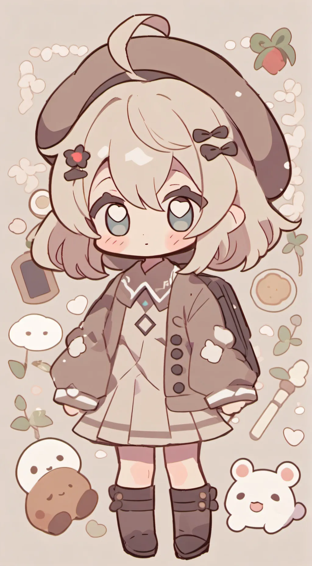 ai character: ellen Joe  background