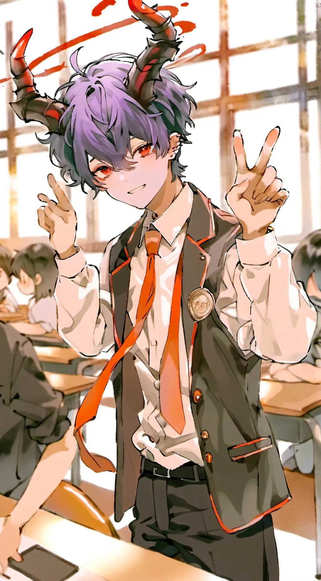 ai character: my world school background