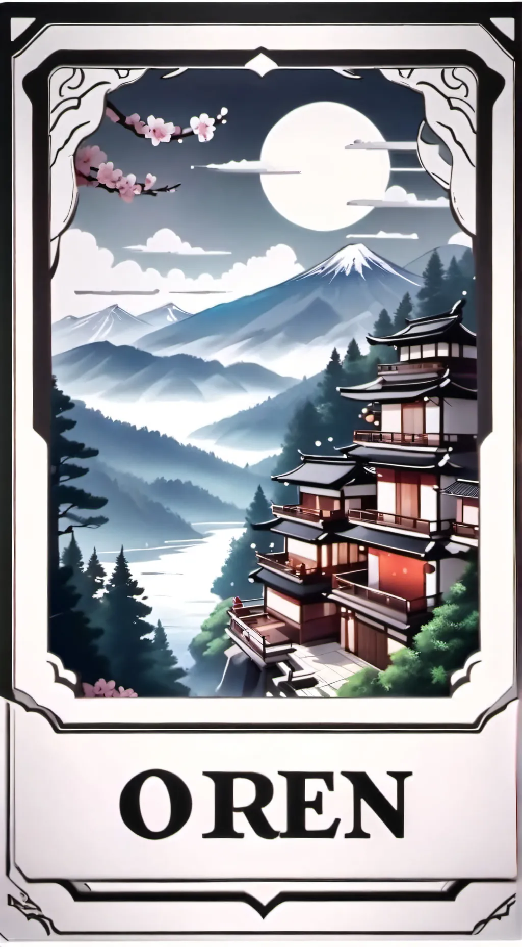 ai character: ✿OREN✿ background