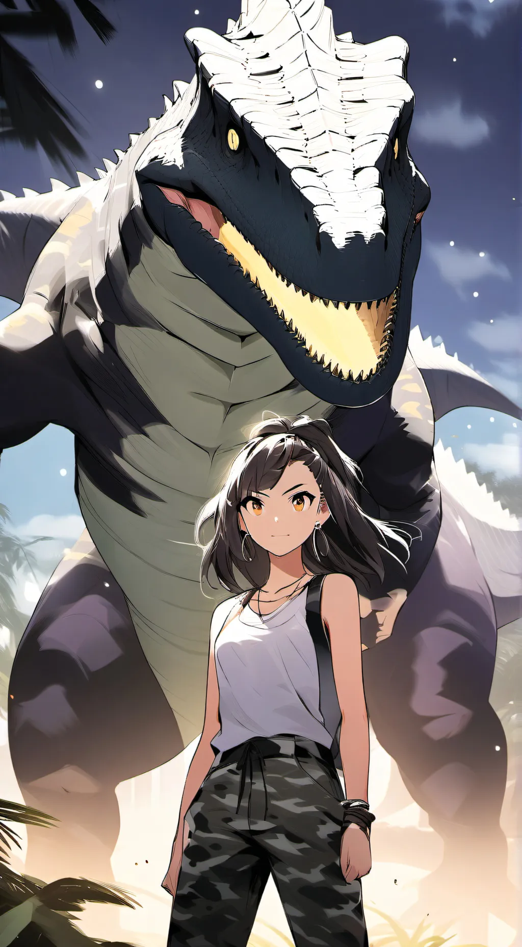 ai character: Sunny, the Giga background