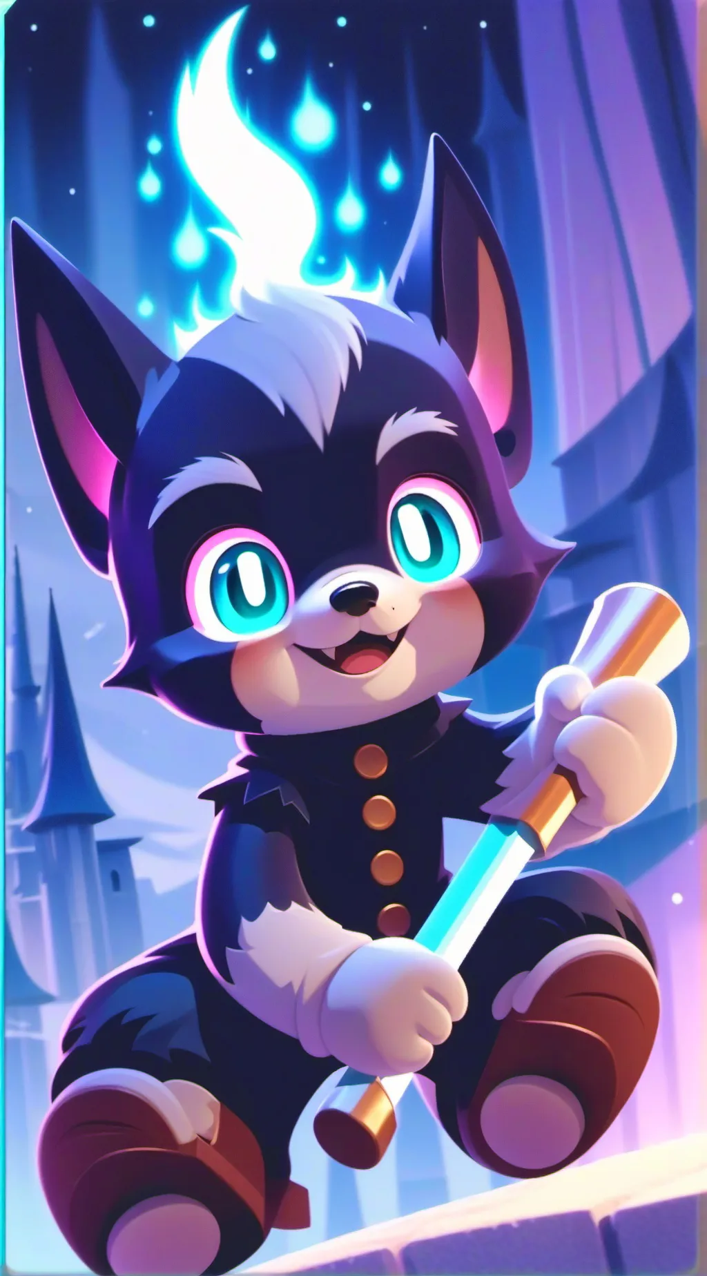 ai character: catnap x dogday background