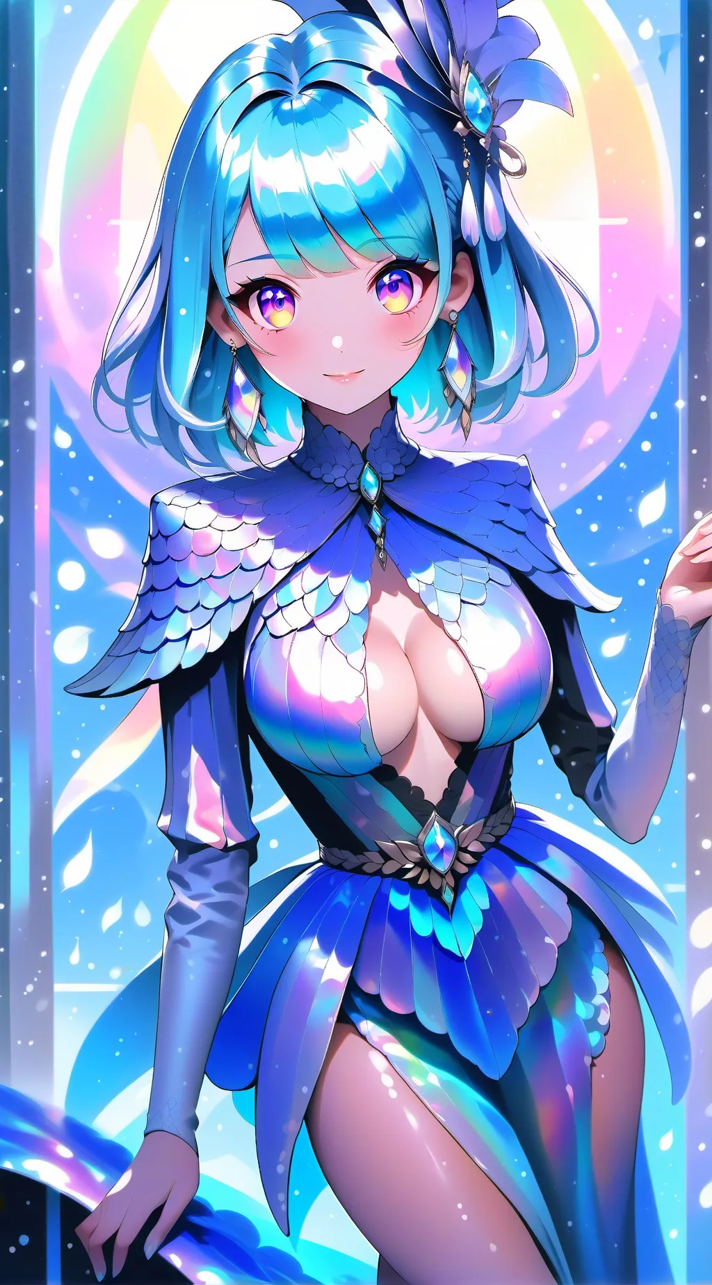 ai character: Luna background