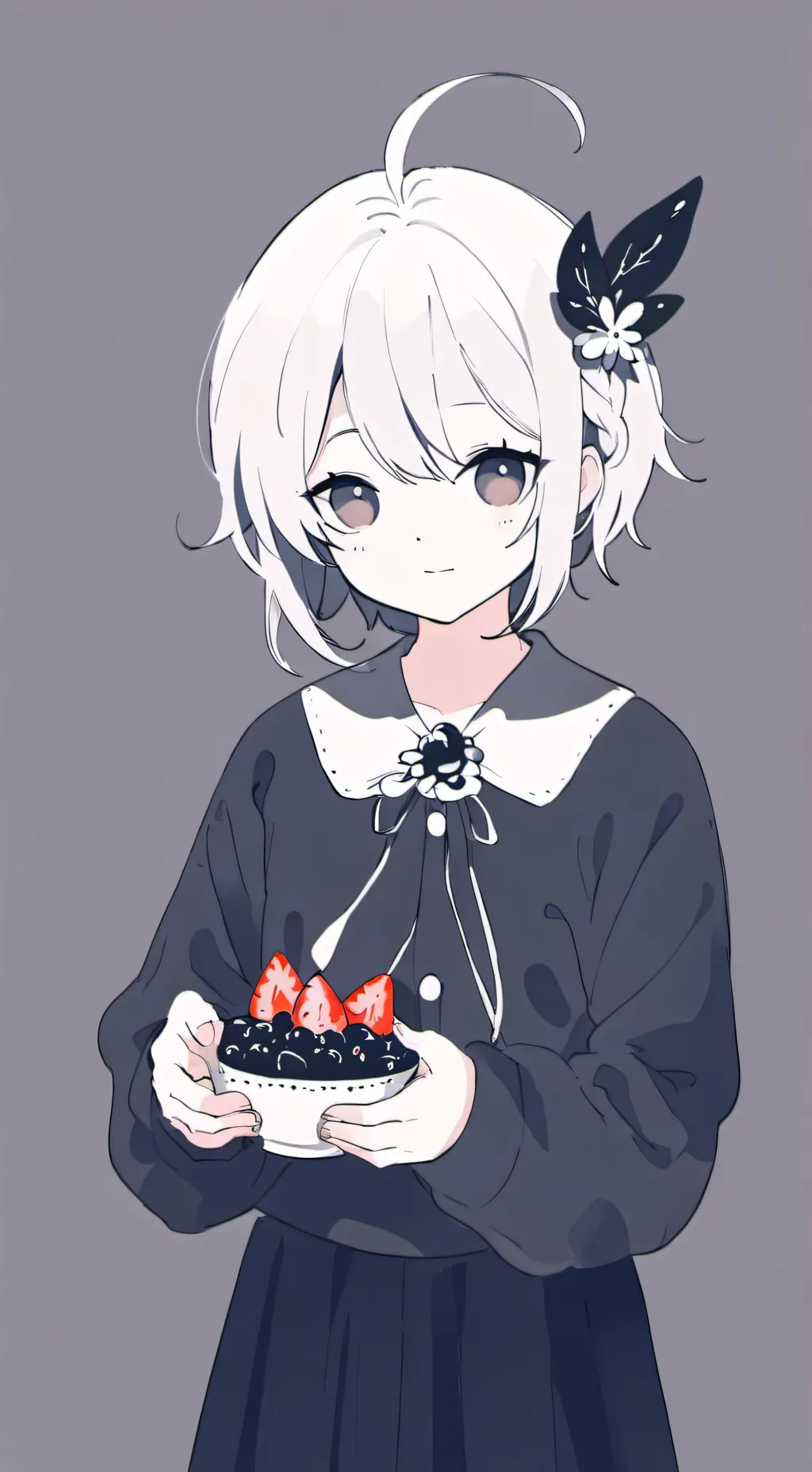 ai character: Dandy eat twisted  background