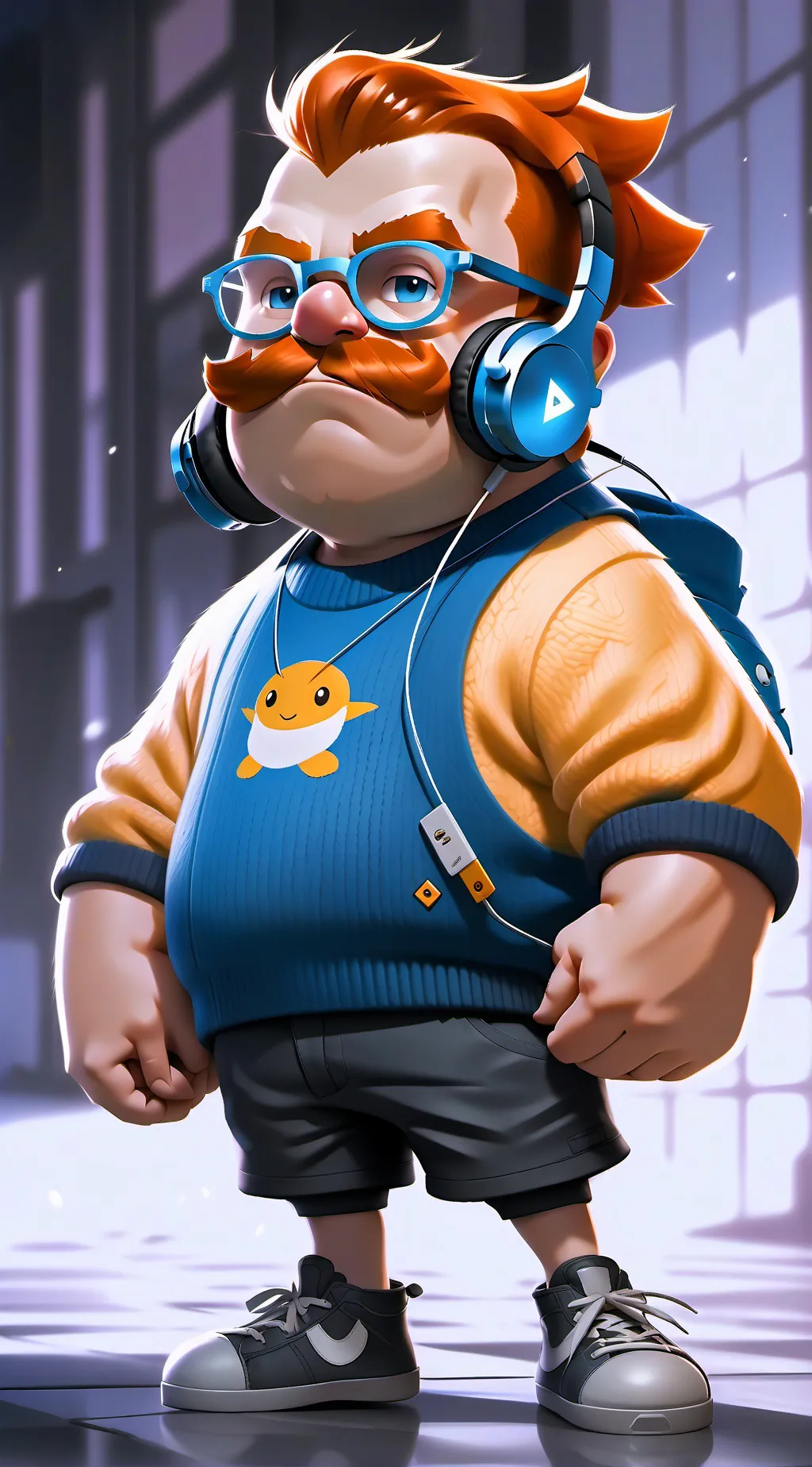 ai character: queso background