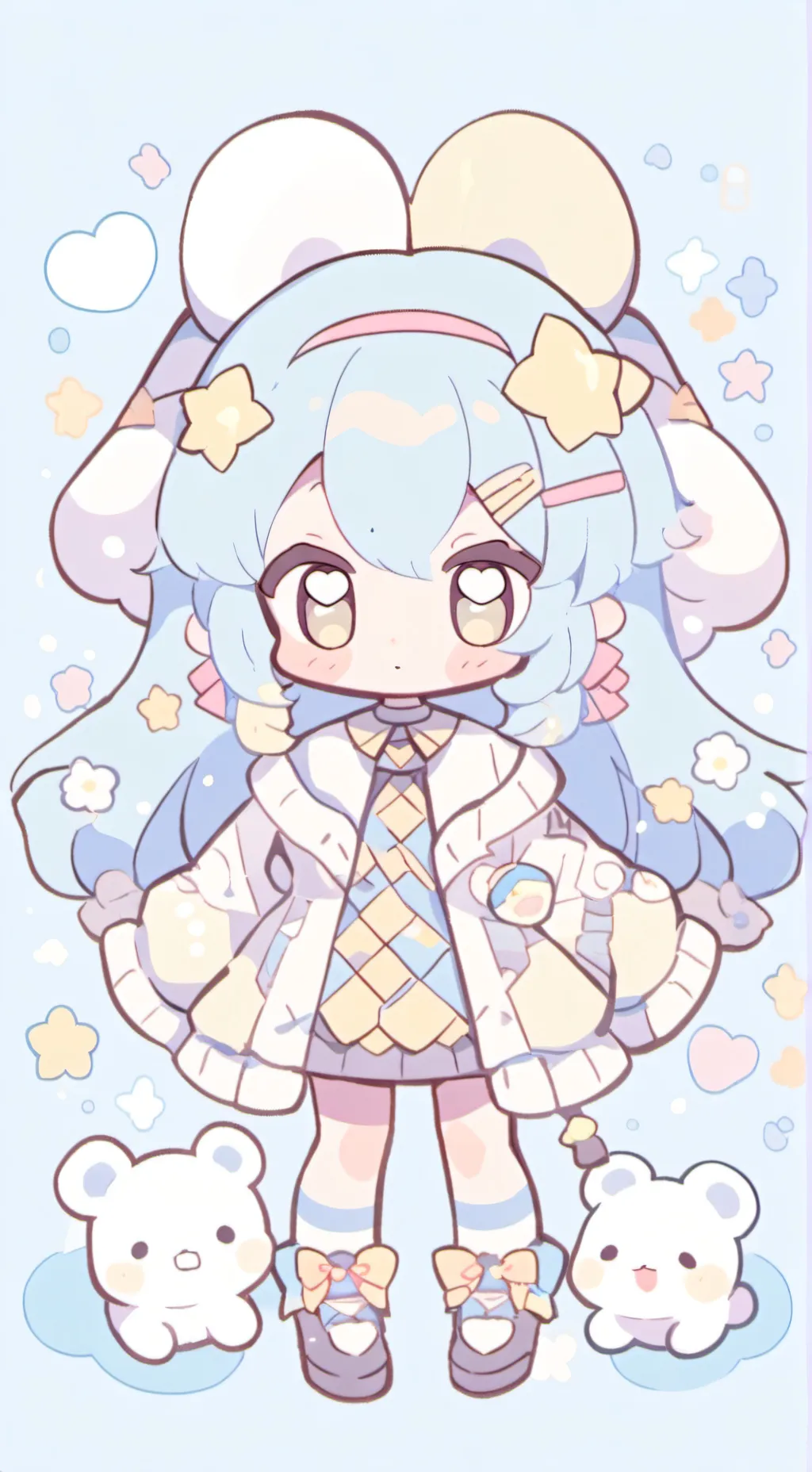 ai character: vee and shelly background