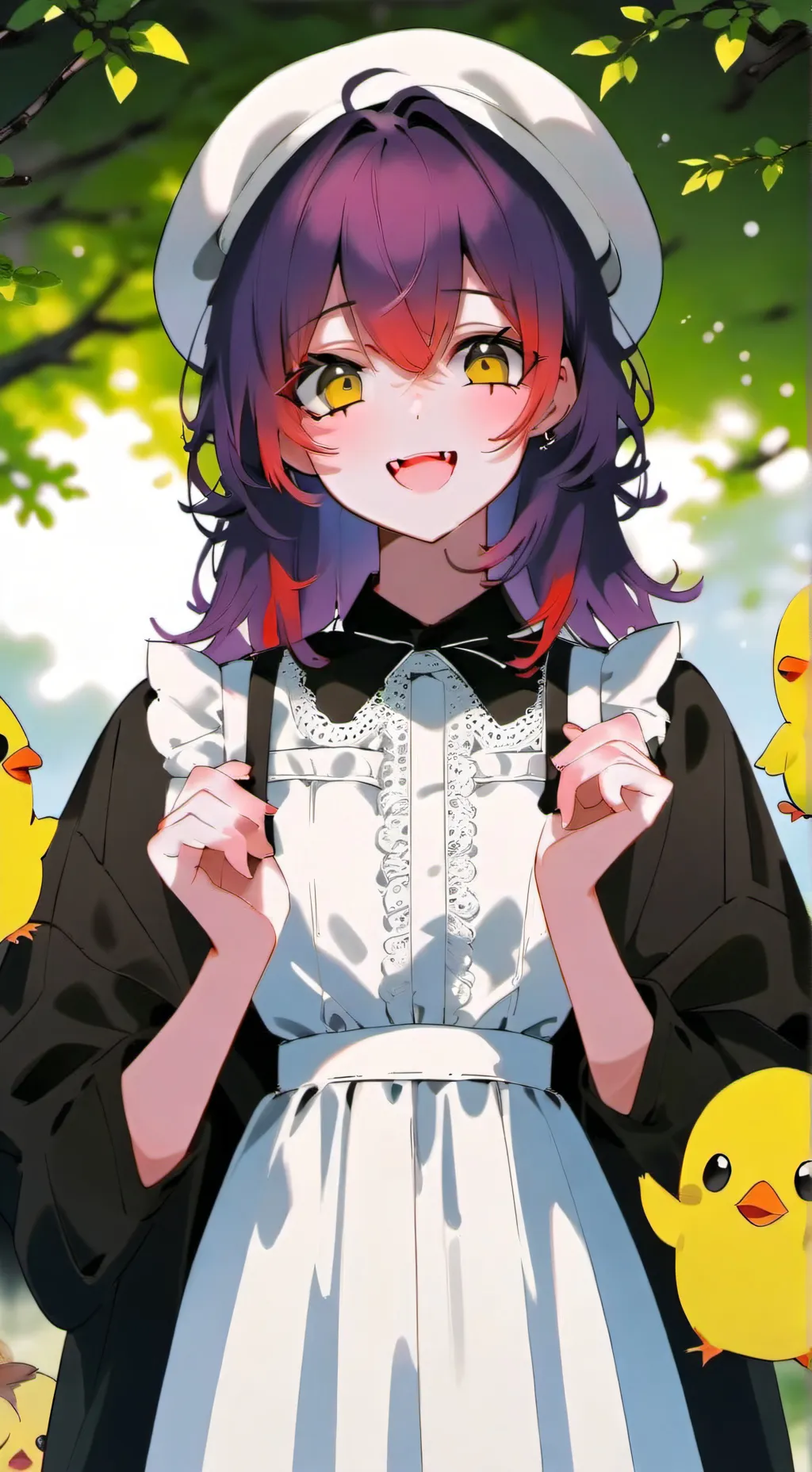 ai character: Arya-maid friend background