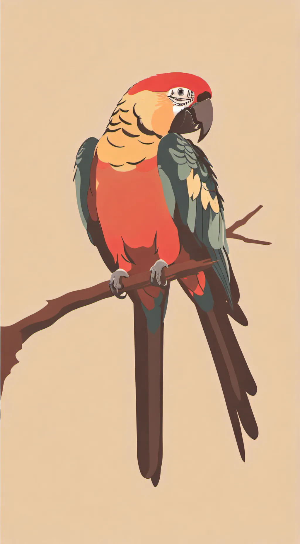 ai character: Parrot tf background