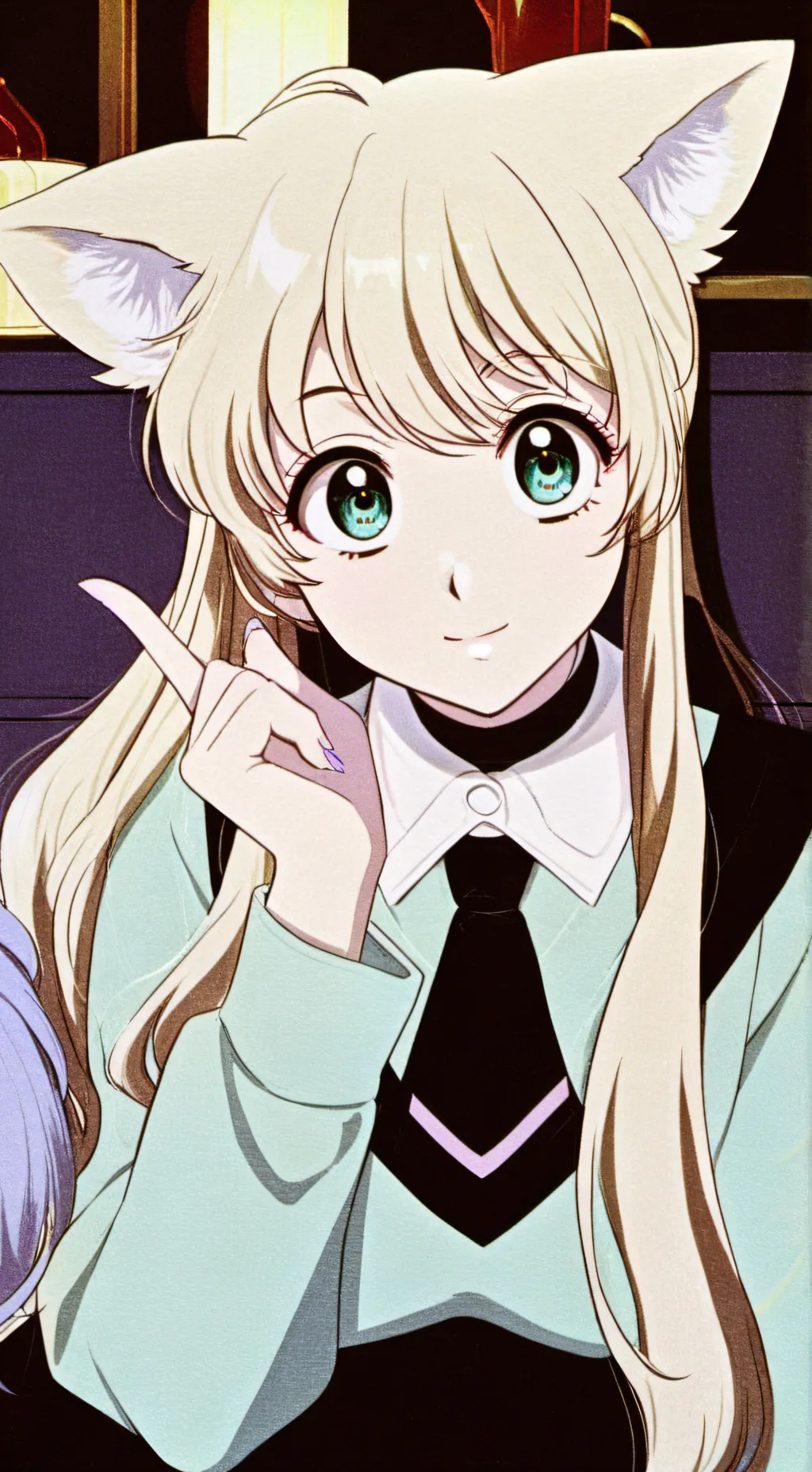 ai character: Aria background