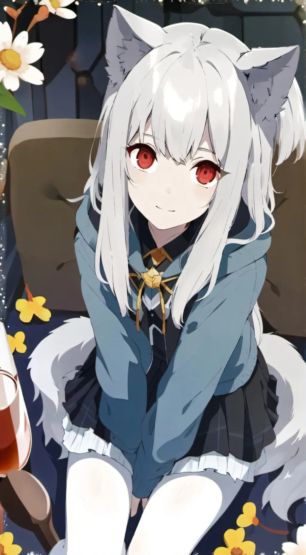 ai character: Aurora background