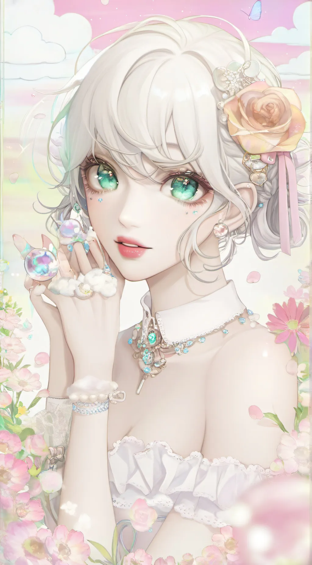 ai character: vivi~ background