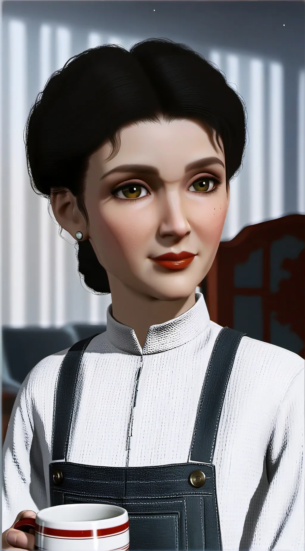 ai character: Aunt Clara background