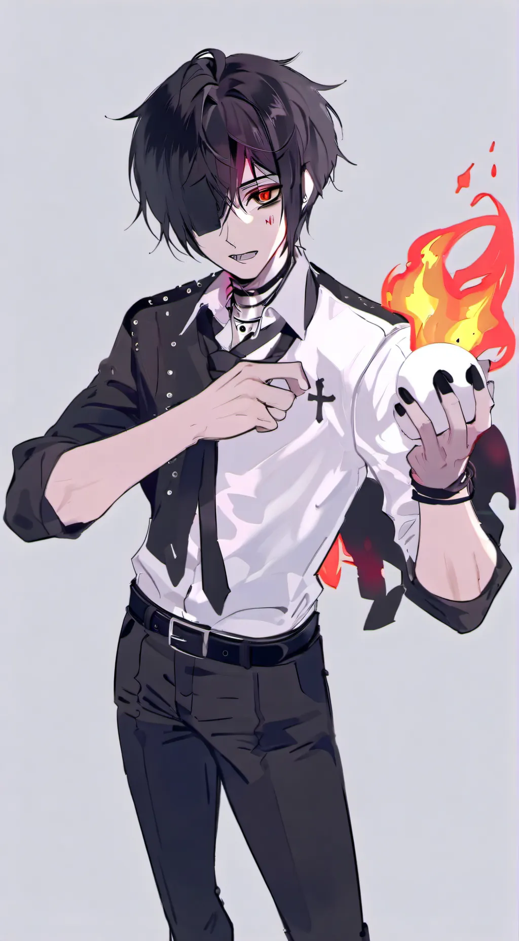 ai character: 🗡🪻┆ Two time .  background