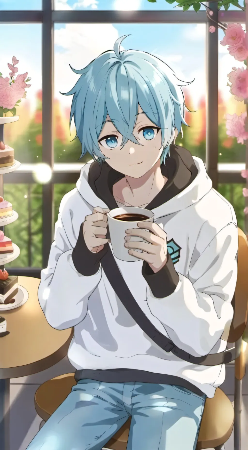 ai character: Sky background