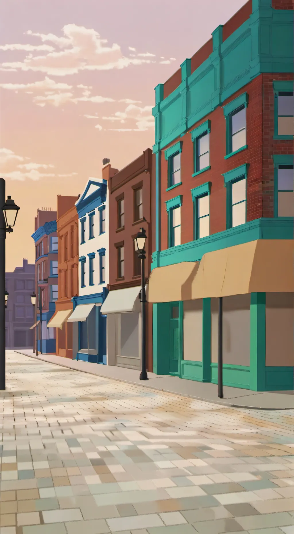 ai character: gay city background