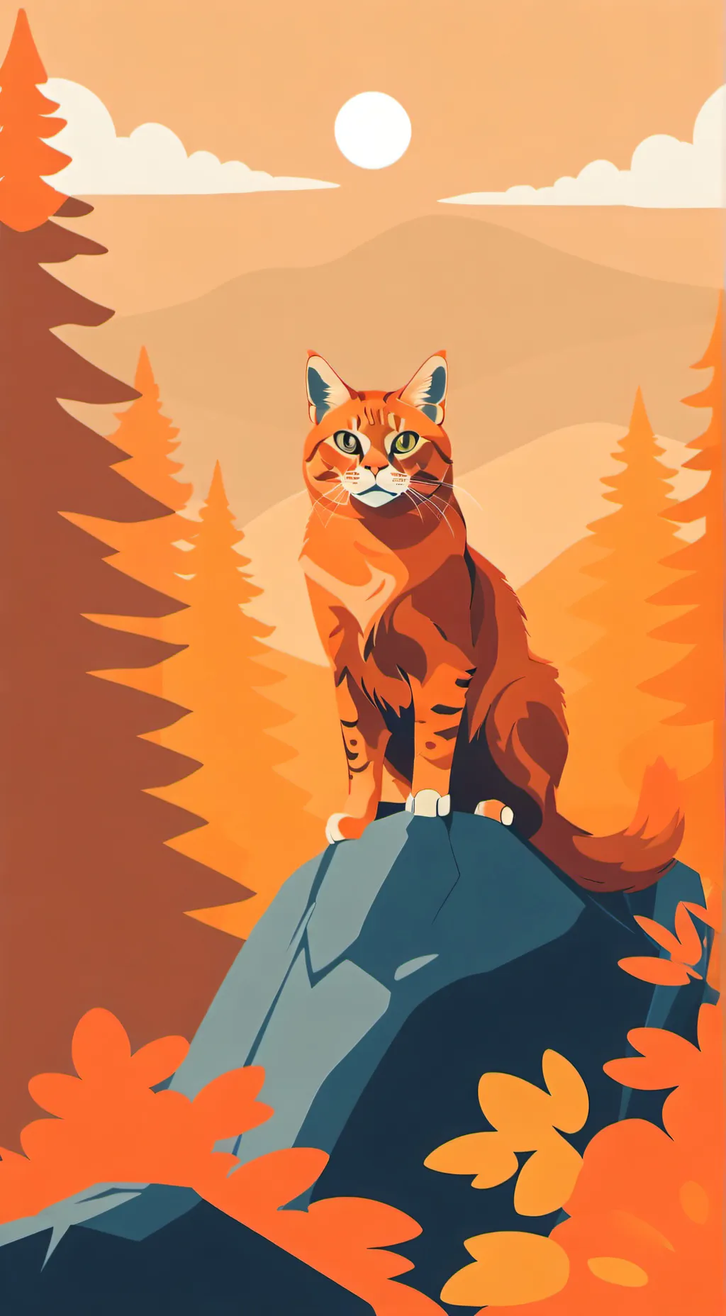 ai character: flarestar (oc) background