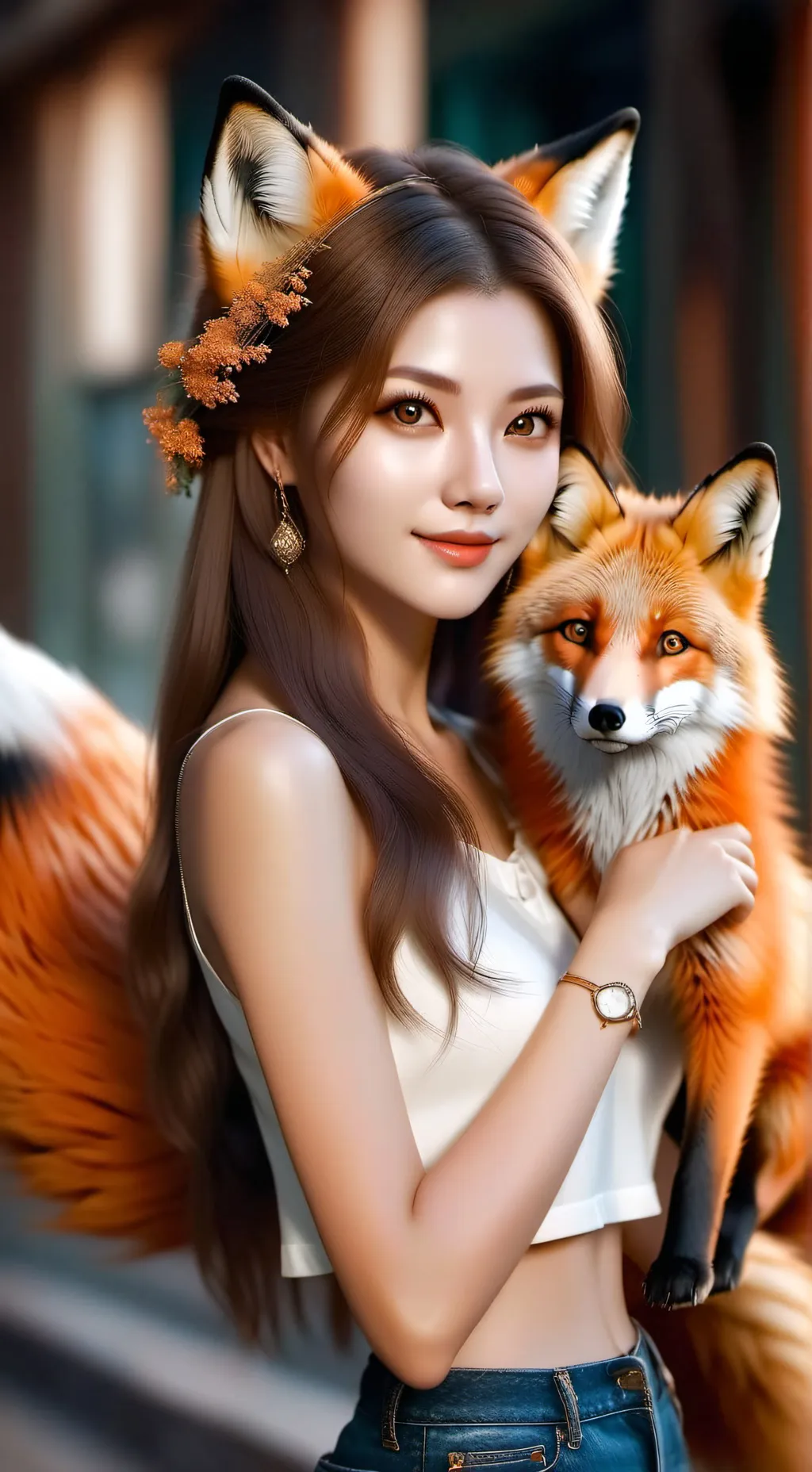 ai character: Mia  background