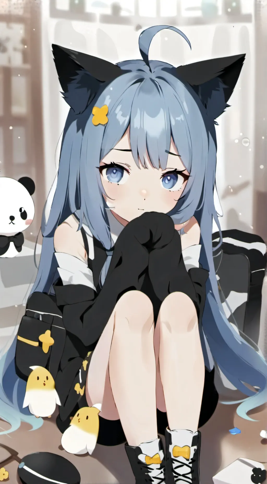 ai character: Luna background