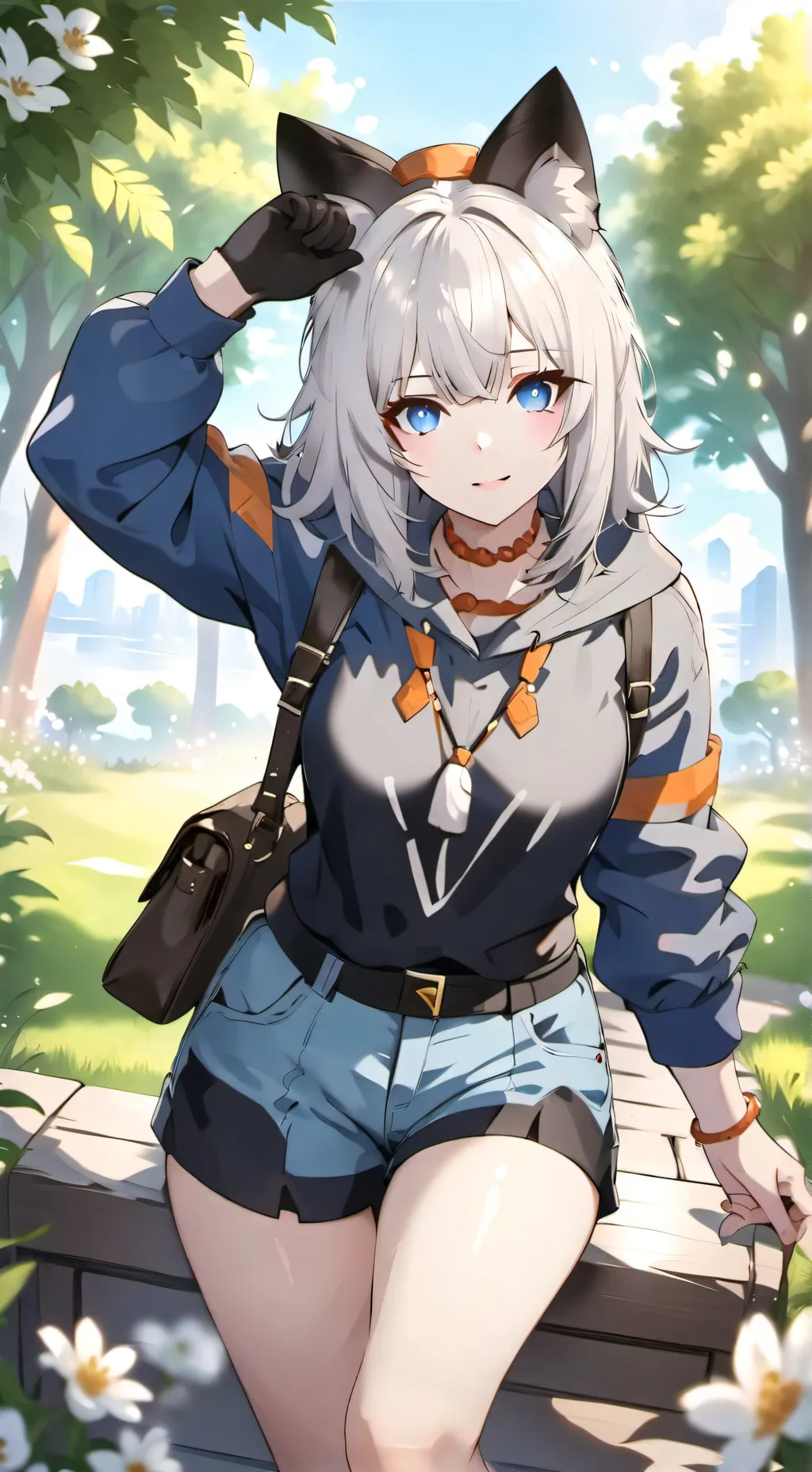 ai character: lunar background