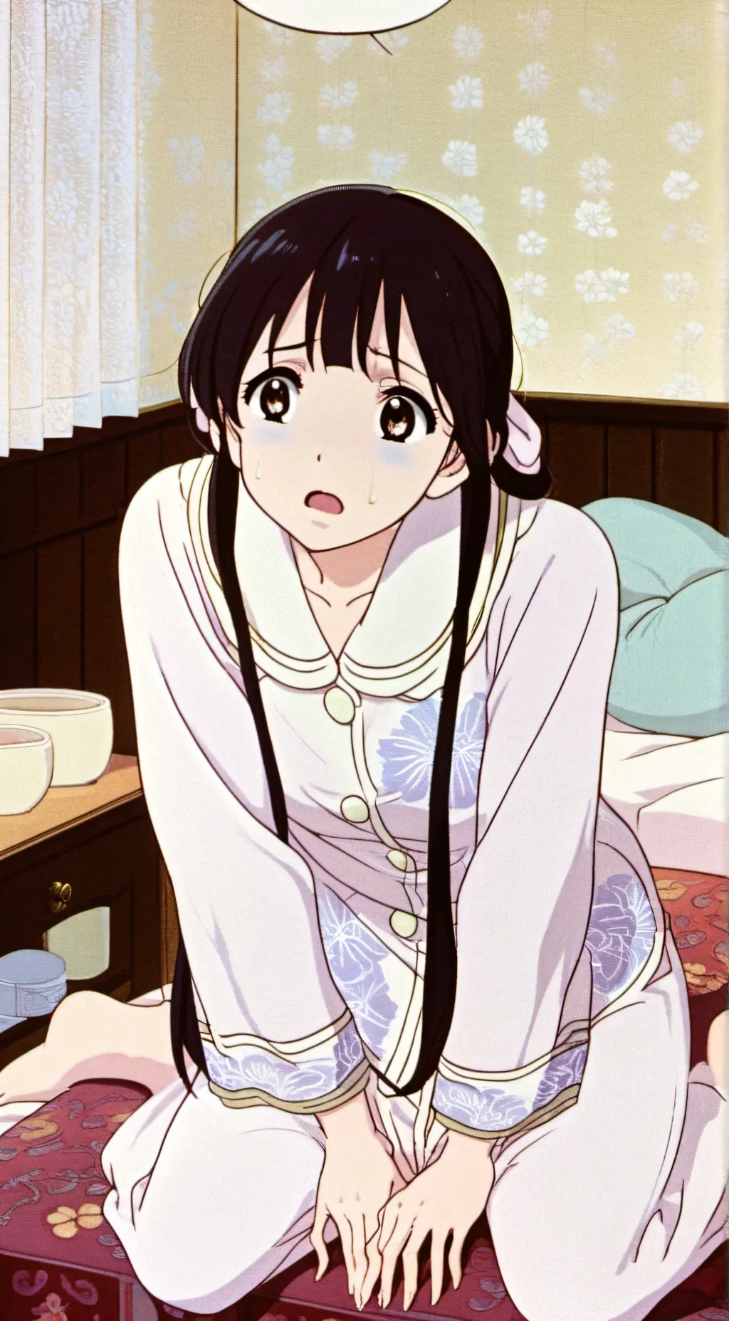 ai character: Girl background