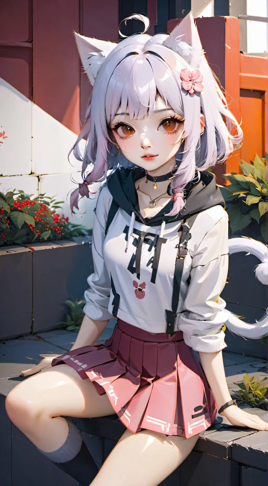 ai character: Luna  background