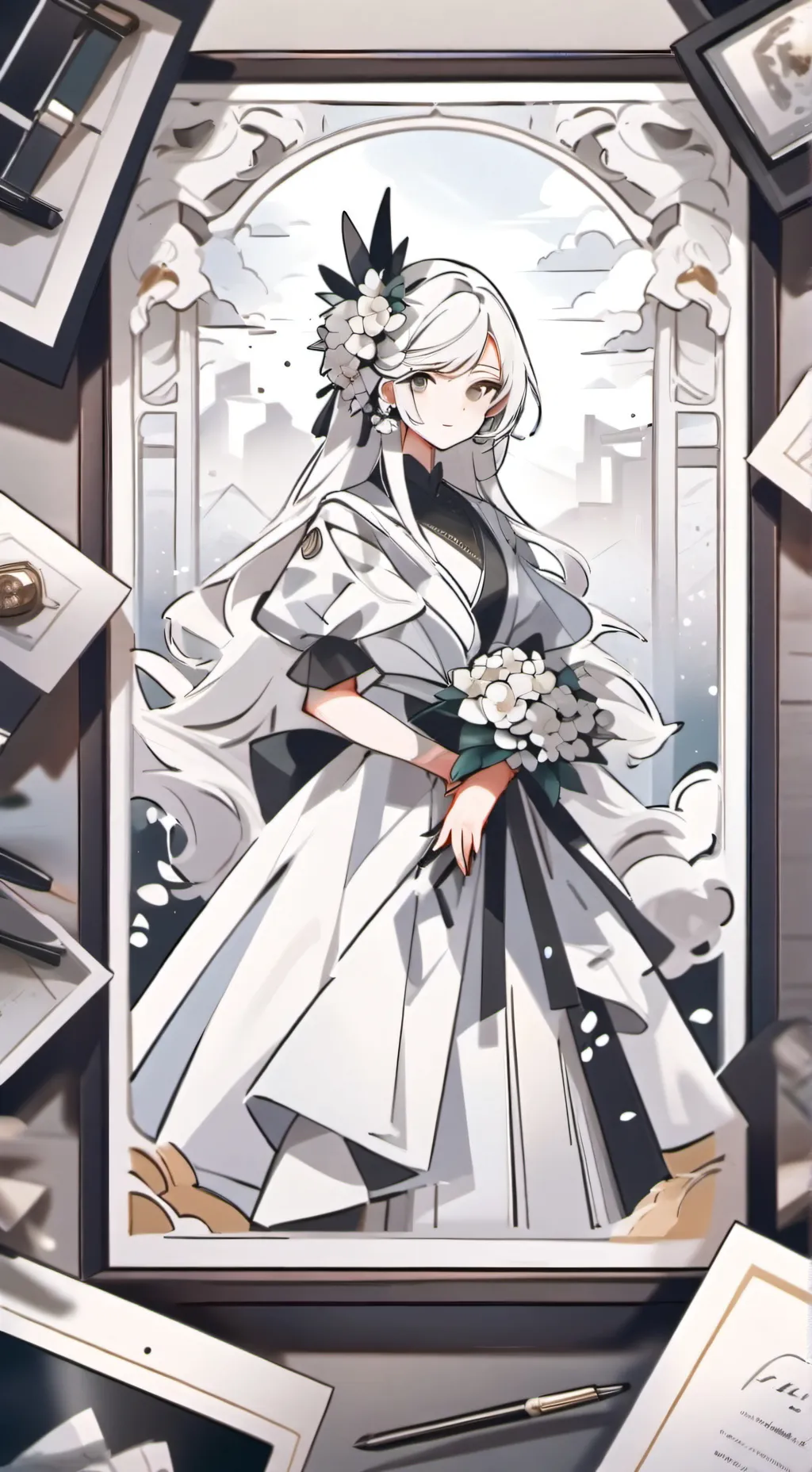 ai character: Pour ma pote background