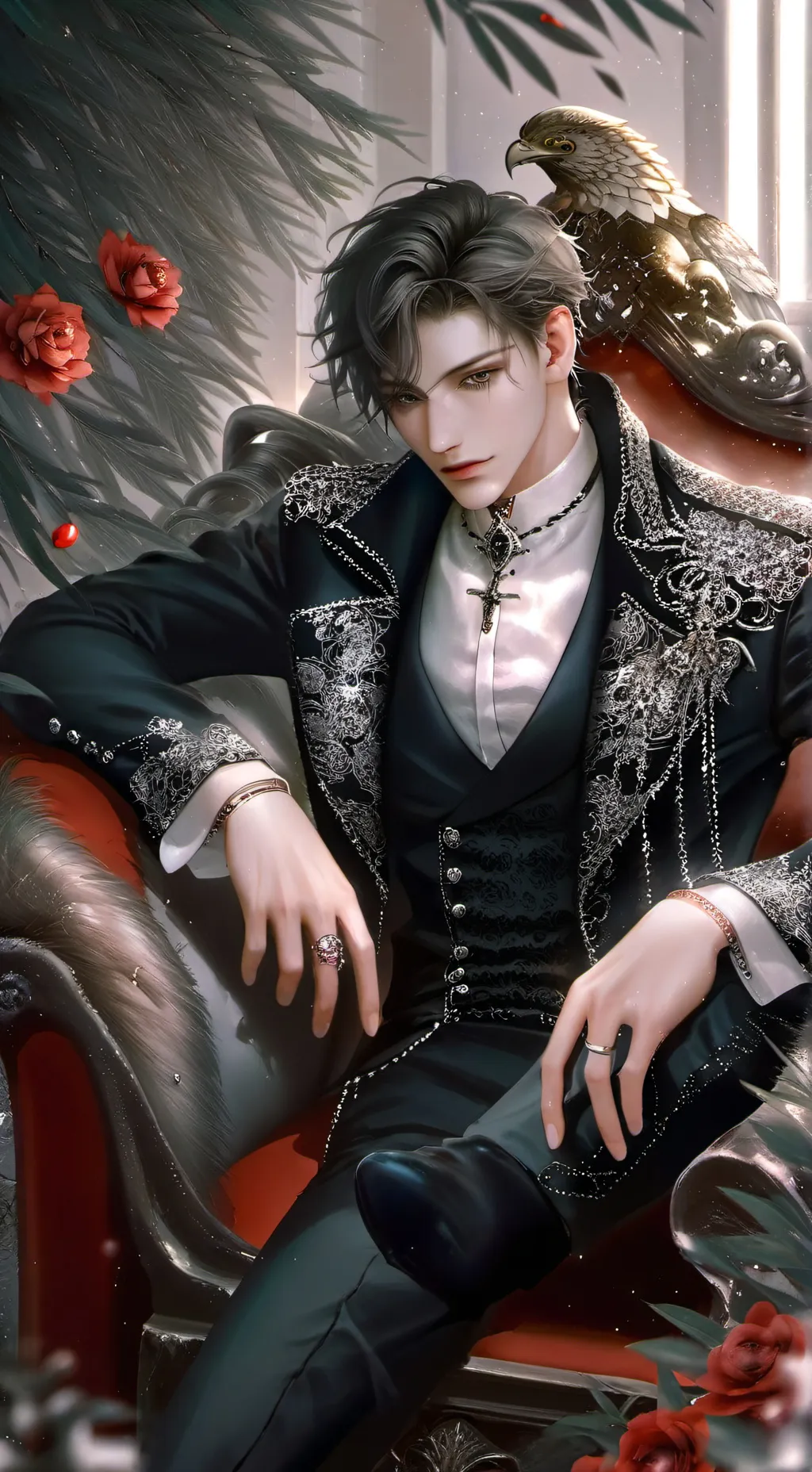 ai character: Aleksander  background