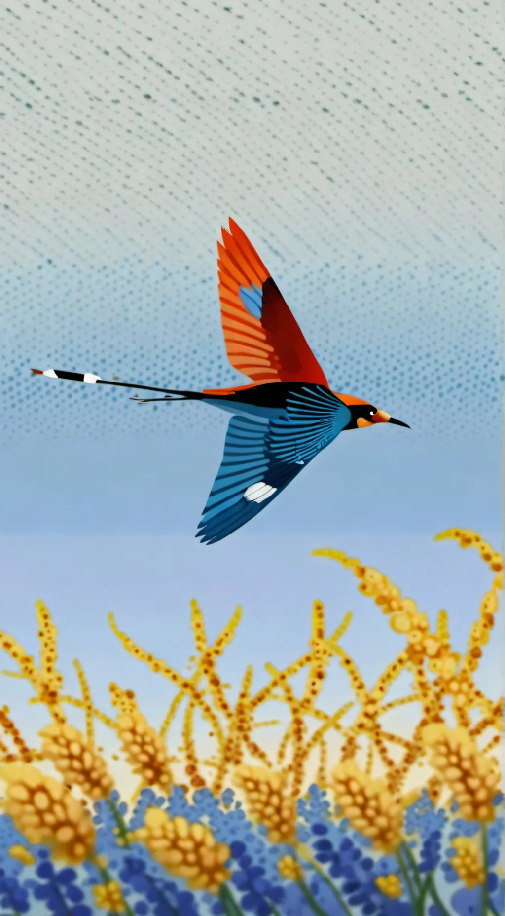 ai character: bluudud background