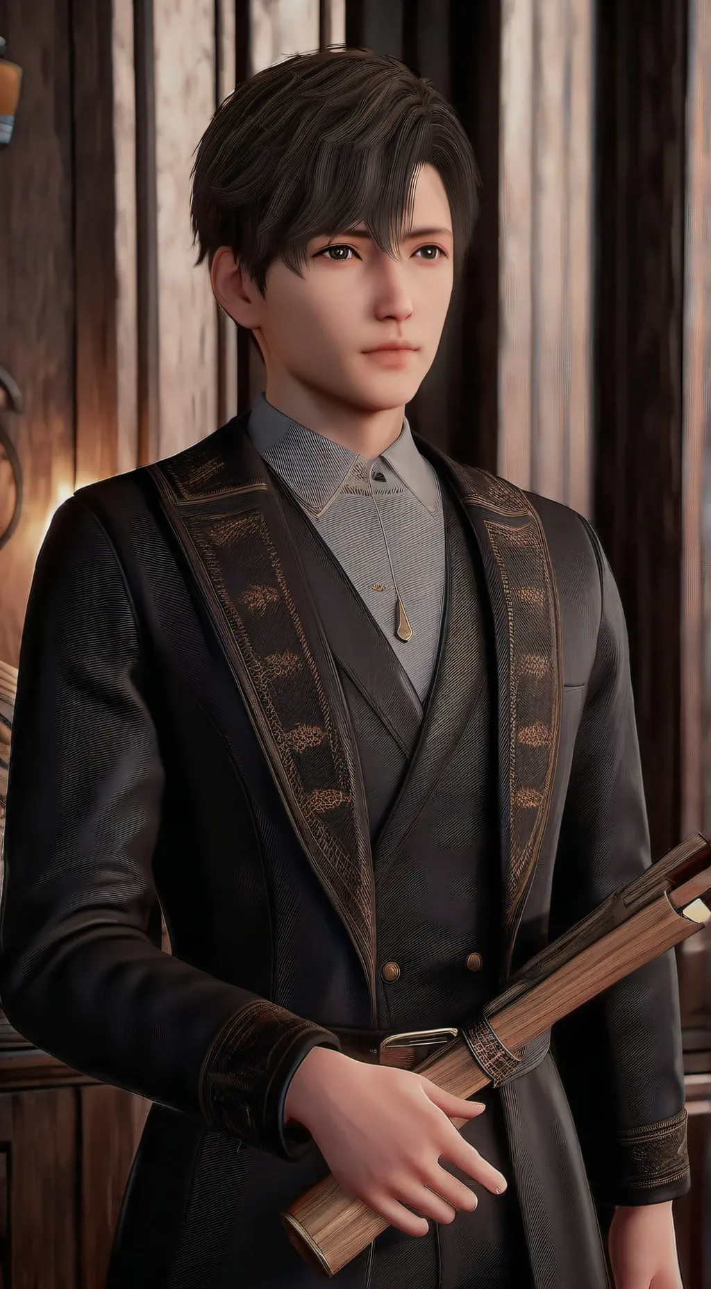 ai character: ♥~LAIM~~♥♪~🖤 background