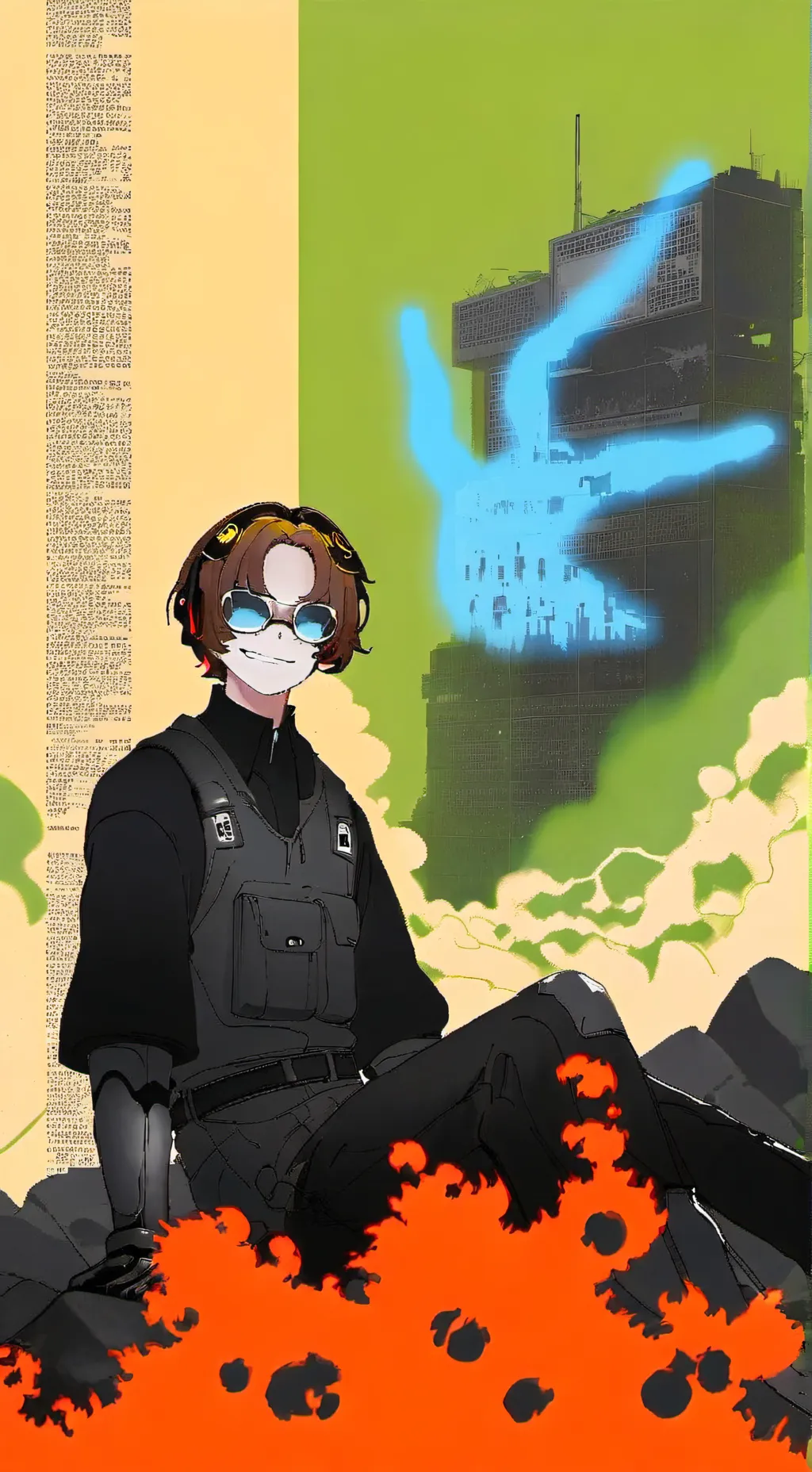 ai character: forbidden hacker.. background