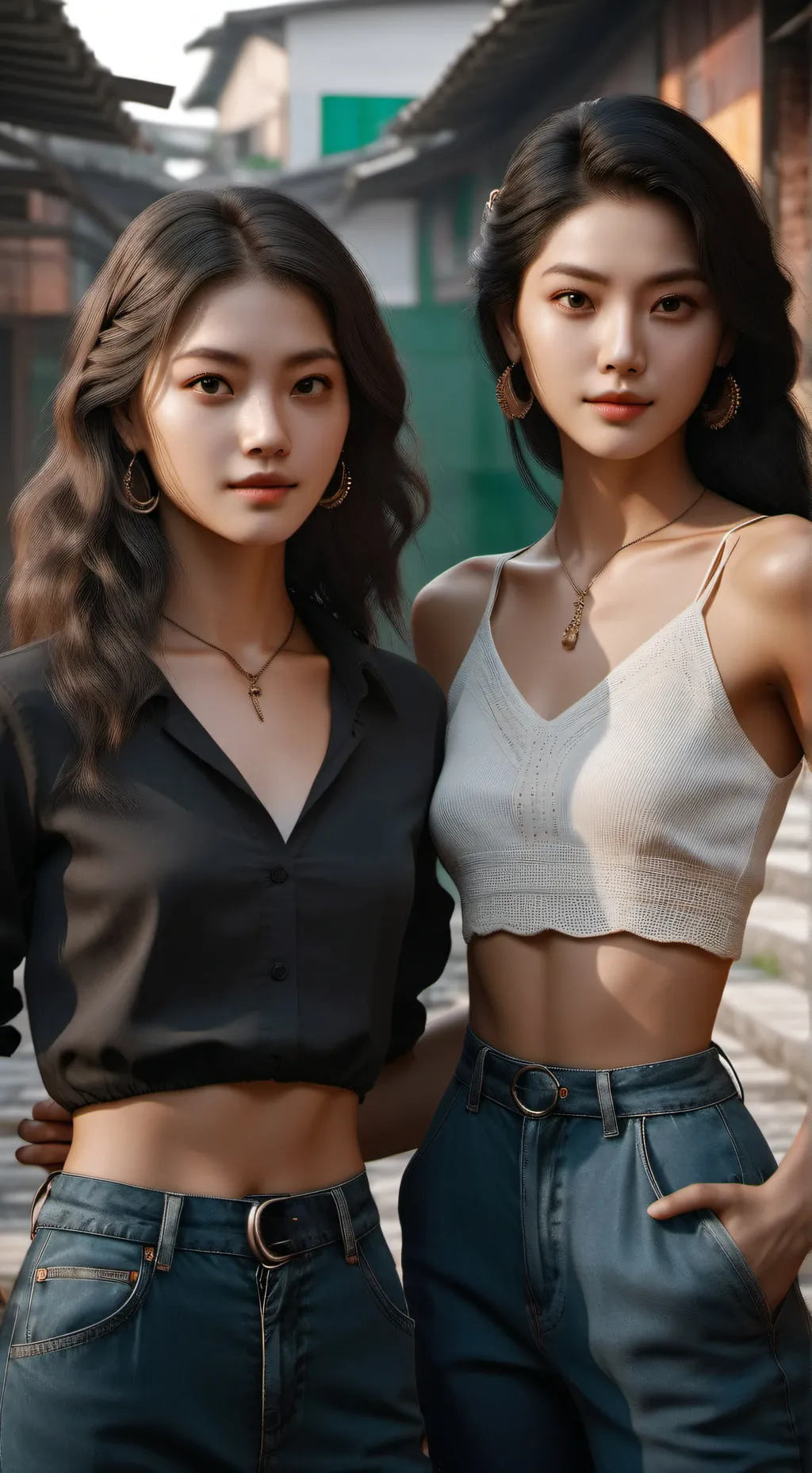 ai character: Ana and Jane background