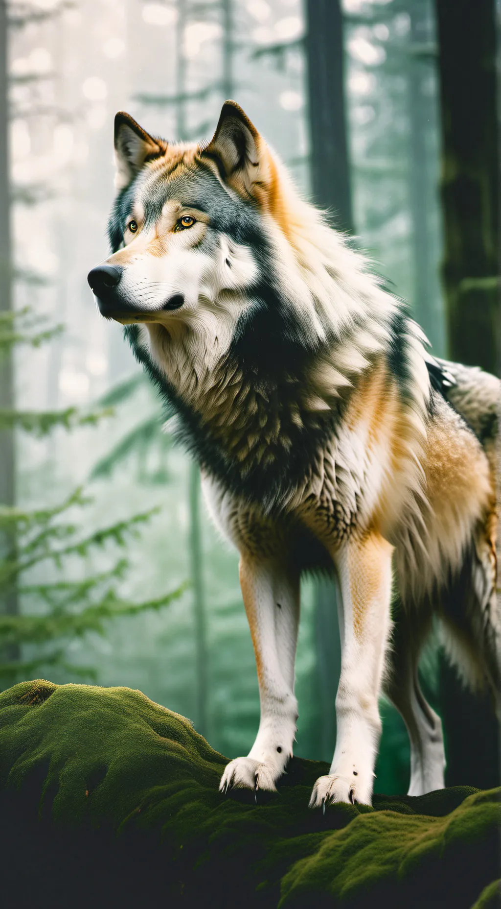 ai character: Your pet wolf! background