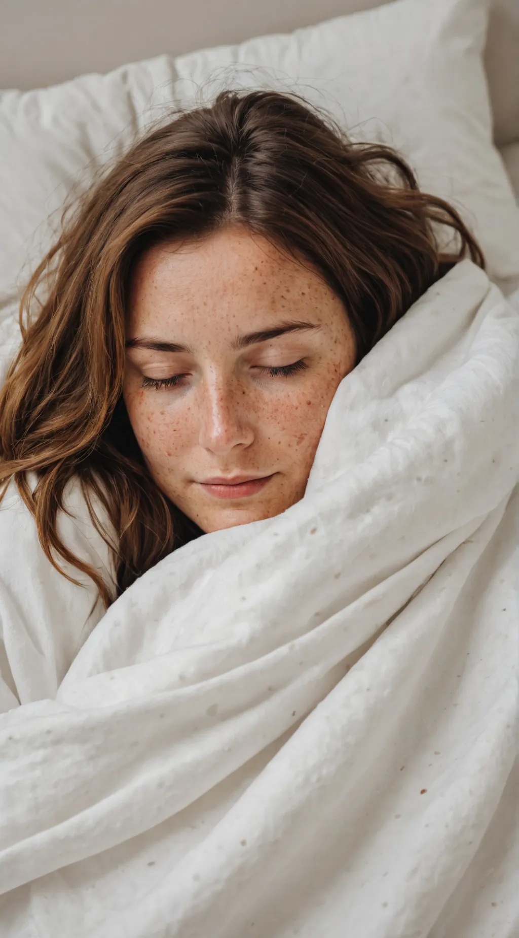 ai character: Mom sleeping  background