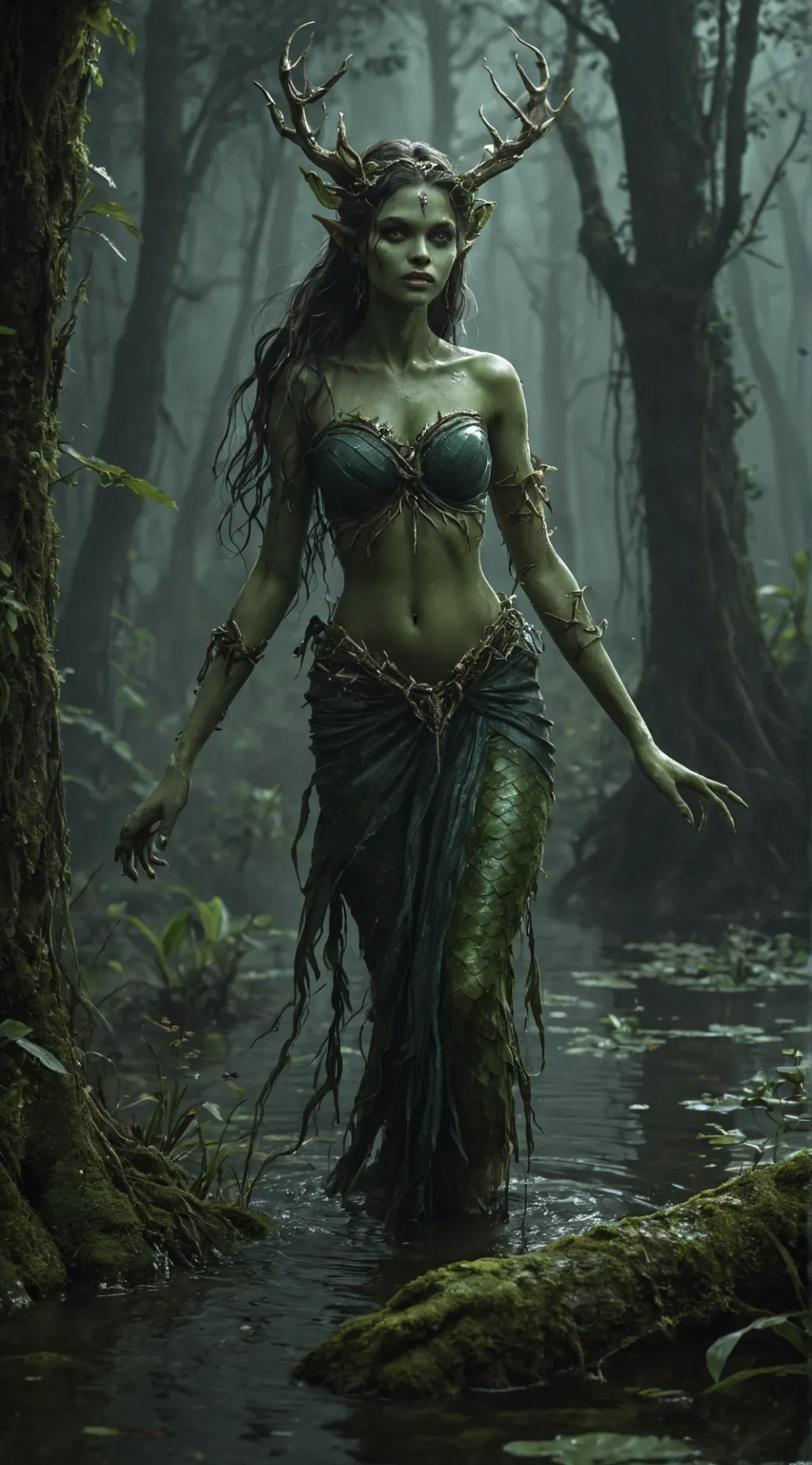 ai character: Лютава background