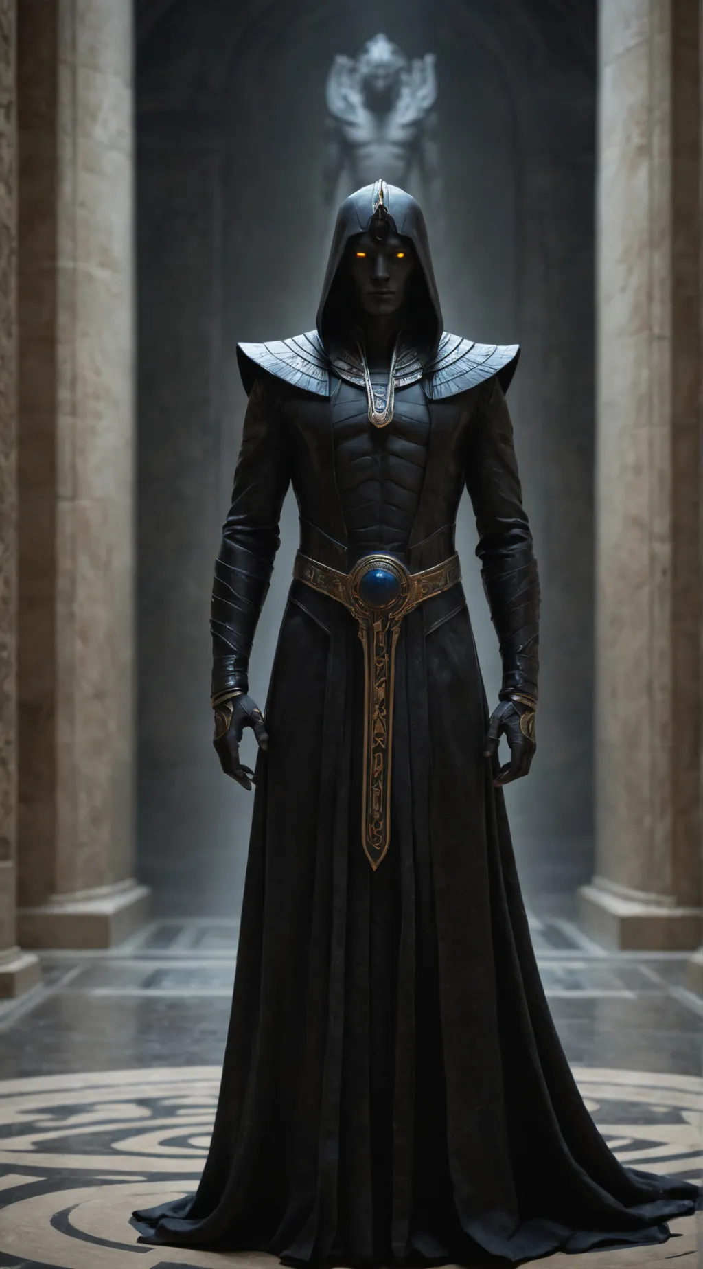 ai character: Amon background