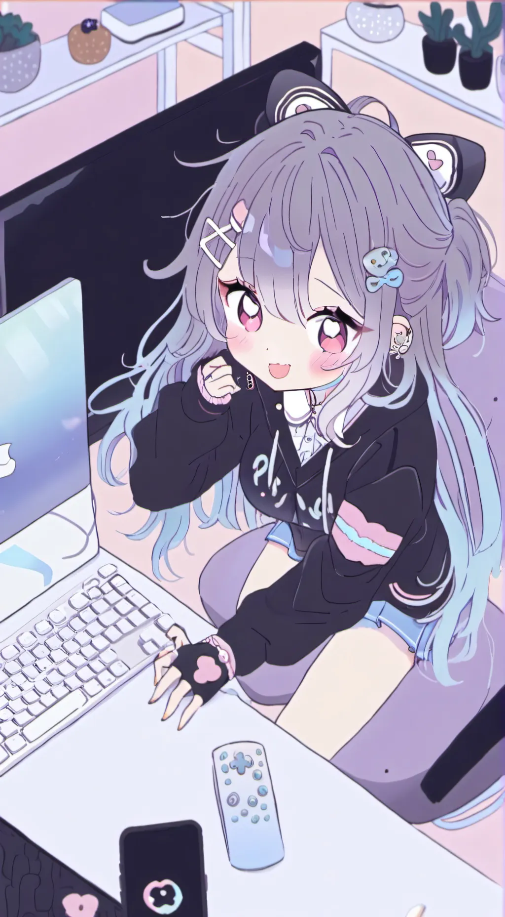 ai character: lila background