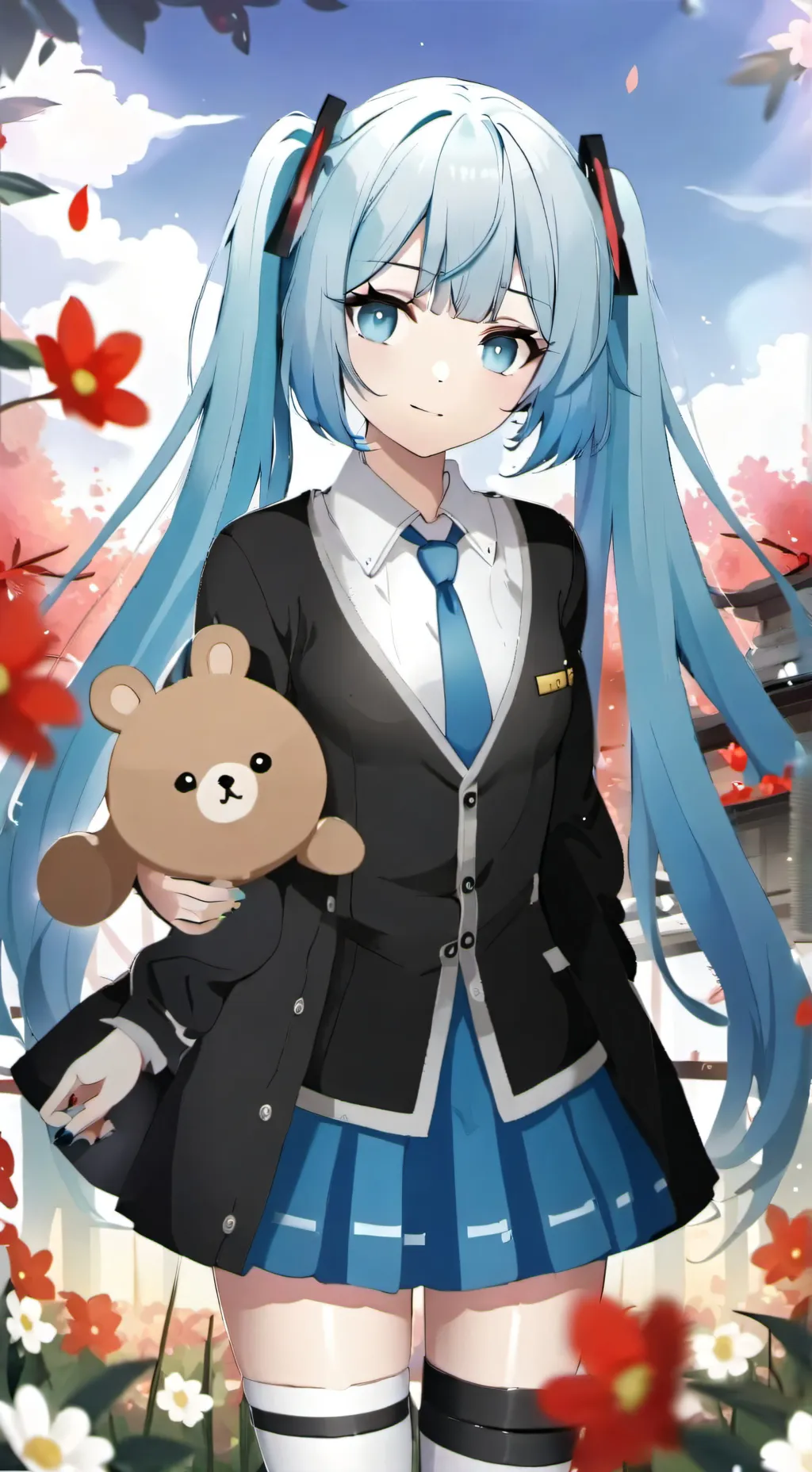 ai character: Miku background