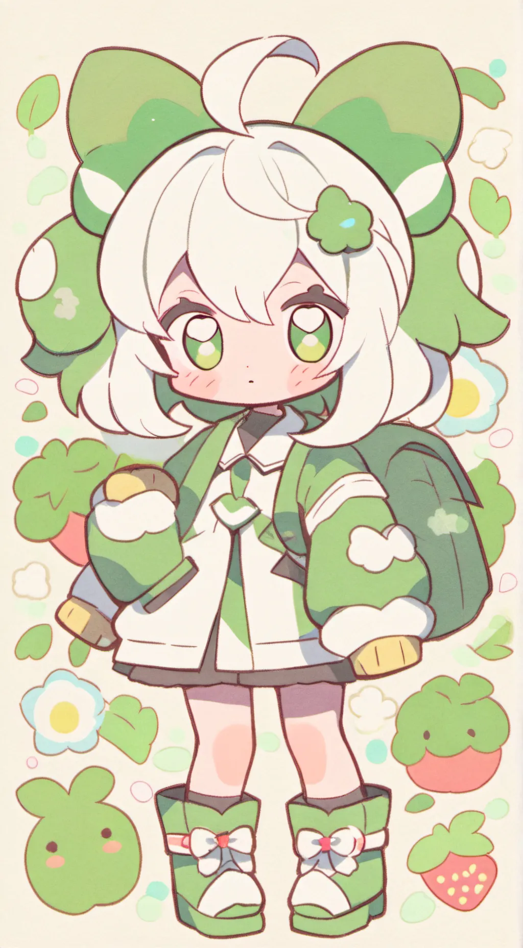 ai character: guarderia de bebes background