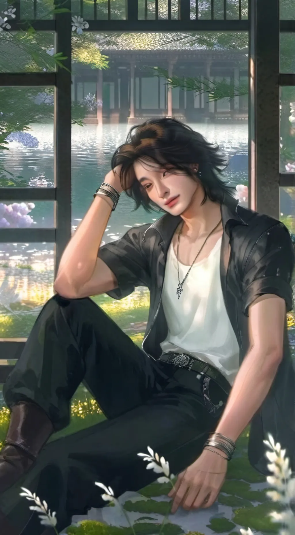 ai character: hunyjin  background