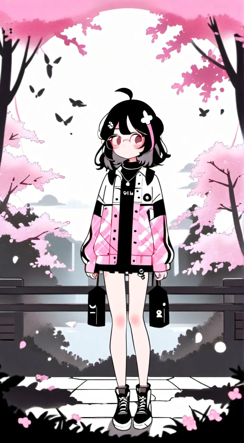 ai character: Xiao✨ background