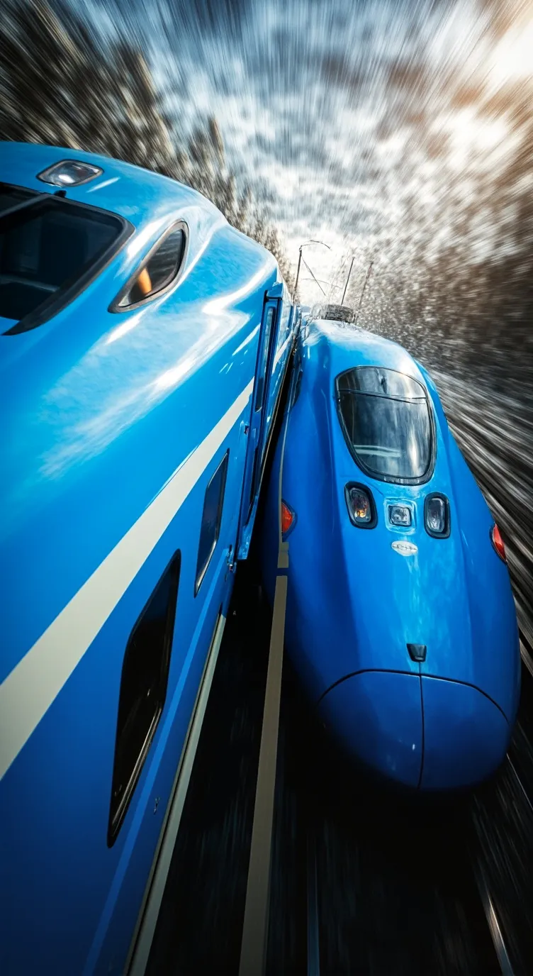 ai character: Train explosion background