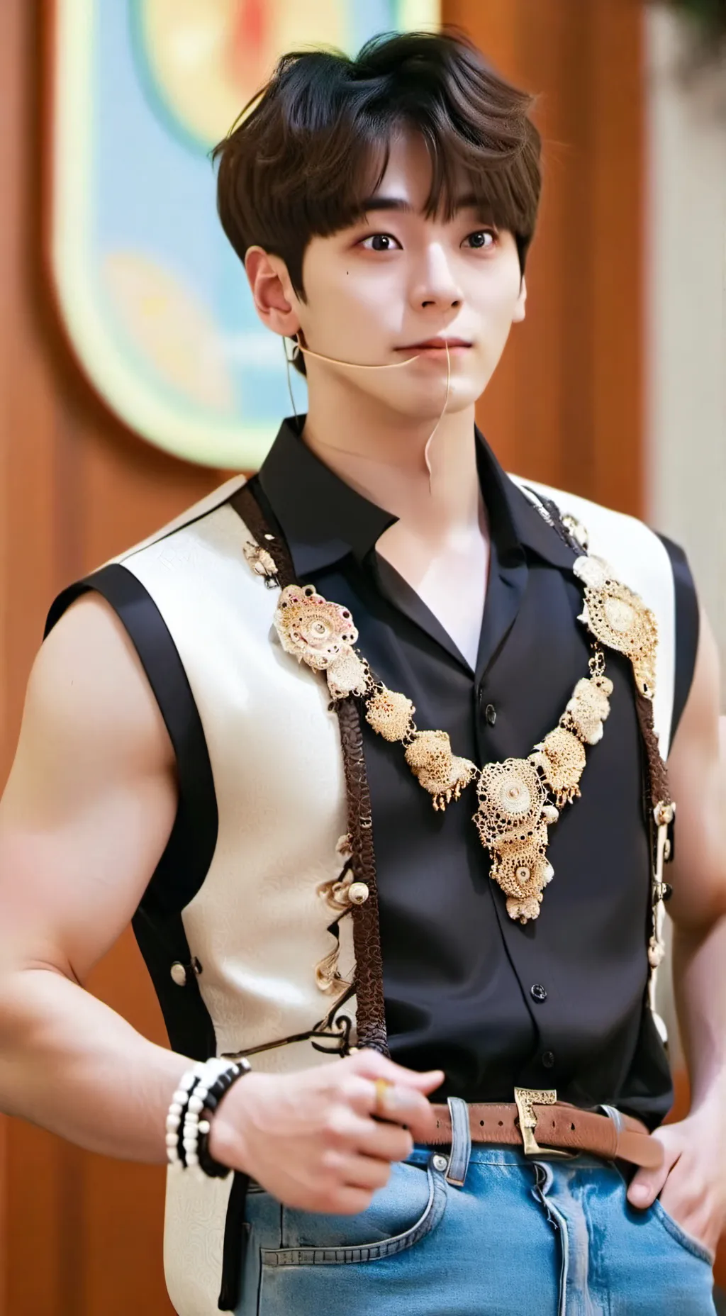 ai character: kim teehyung  background