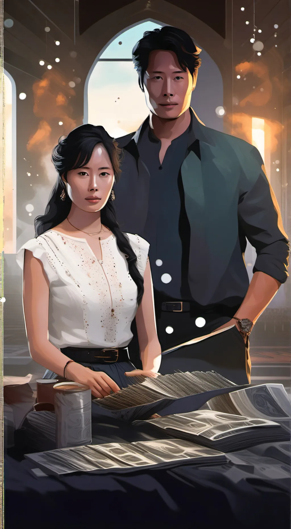 ai character: 001 background