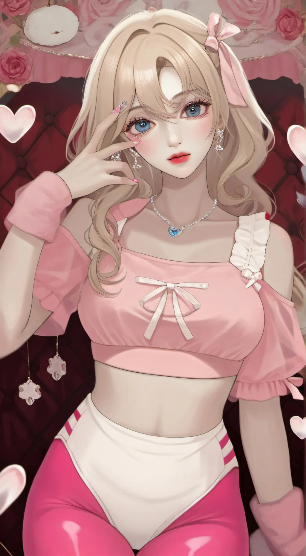 ai character: Yt pick me gurl background