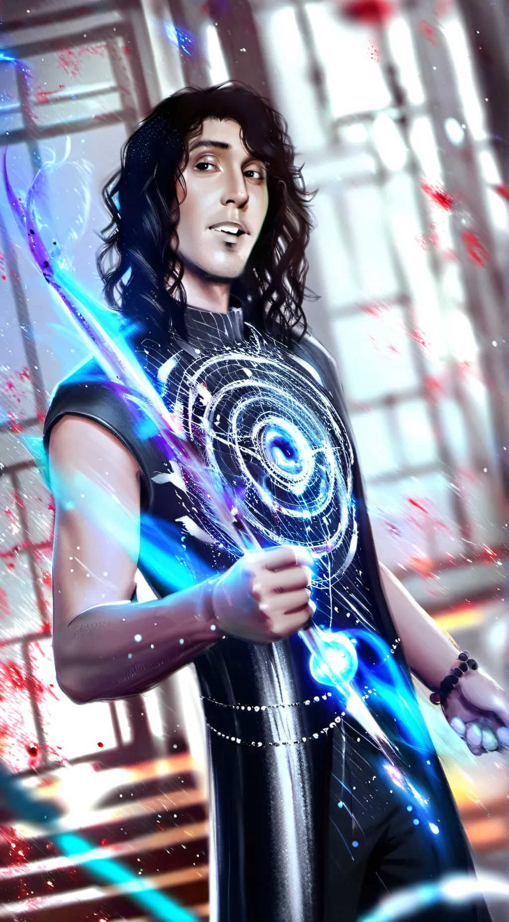 ai character: tiny tim  background